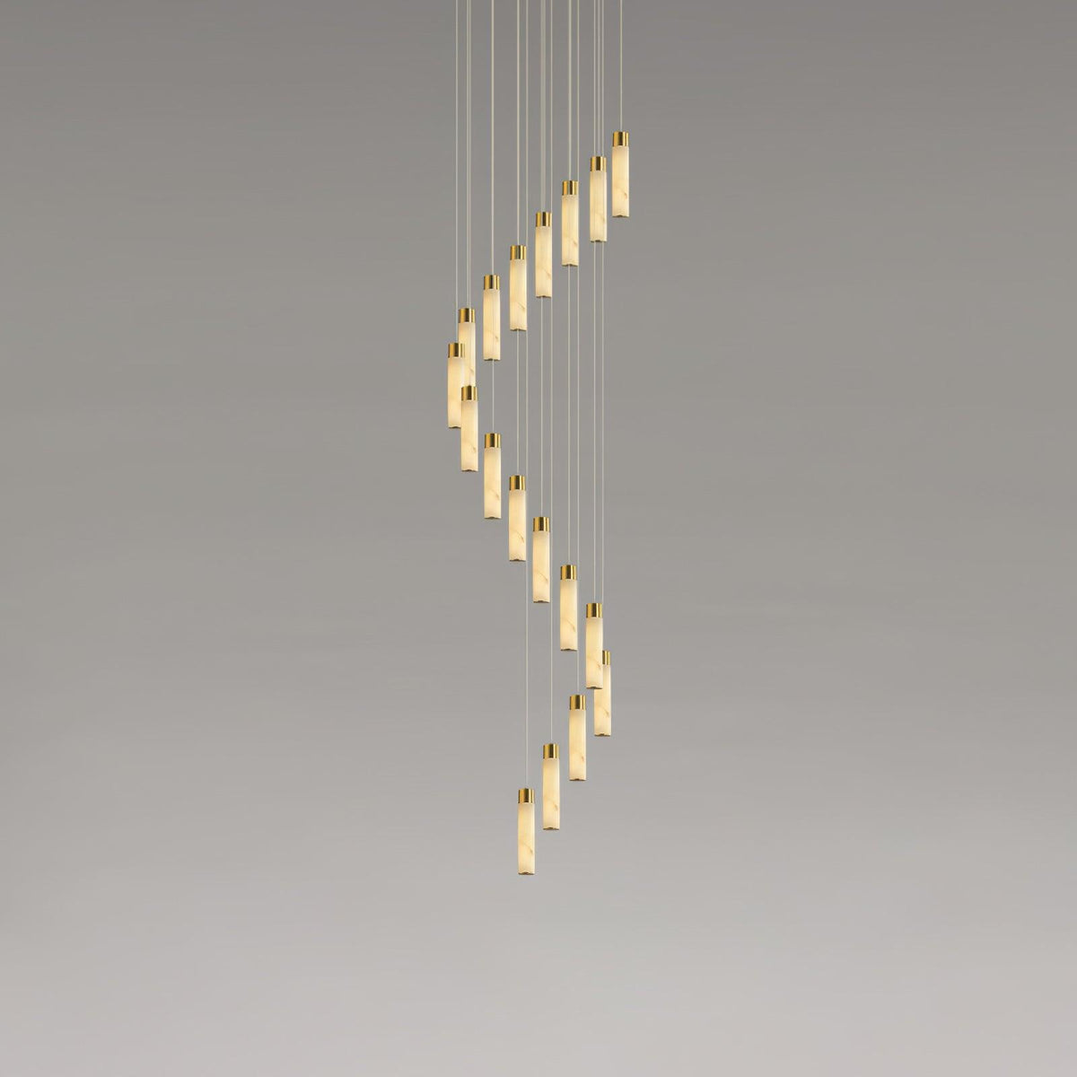 Celestial Alabaster Cascade Curated Alabaster Ch – unlit natural material contrast #1