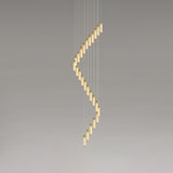 Celestial Alabaster Cascade Curated Alabaster Ch – spatial dining room perspective #1