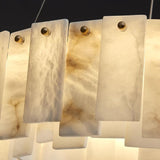 Celestial Alabaster Round Curated Alabaster Chan – structural canopy joint detail
