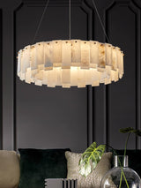 Celestial Alabaster Round Curated Alabaster Chan – architectural ceiling profile