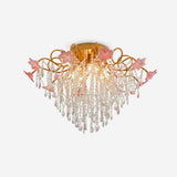 Celestine Curated Mouth-Blown Frosted Glass Flus – Mouth-Blown Frosted Glass Flush Mount Ceiling Light