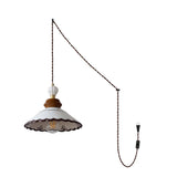 Celine Curated Solid Brass Pendant Light – Model A Dia 24.5cm x H 21cm  ∅ 9.6 x H 8 finish configuration