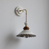 Celine Curated Solid Brass Wall Sconce – architectural ceiling profile #1
