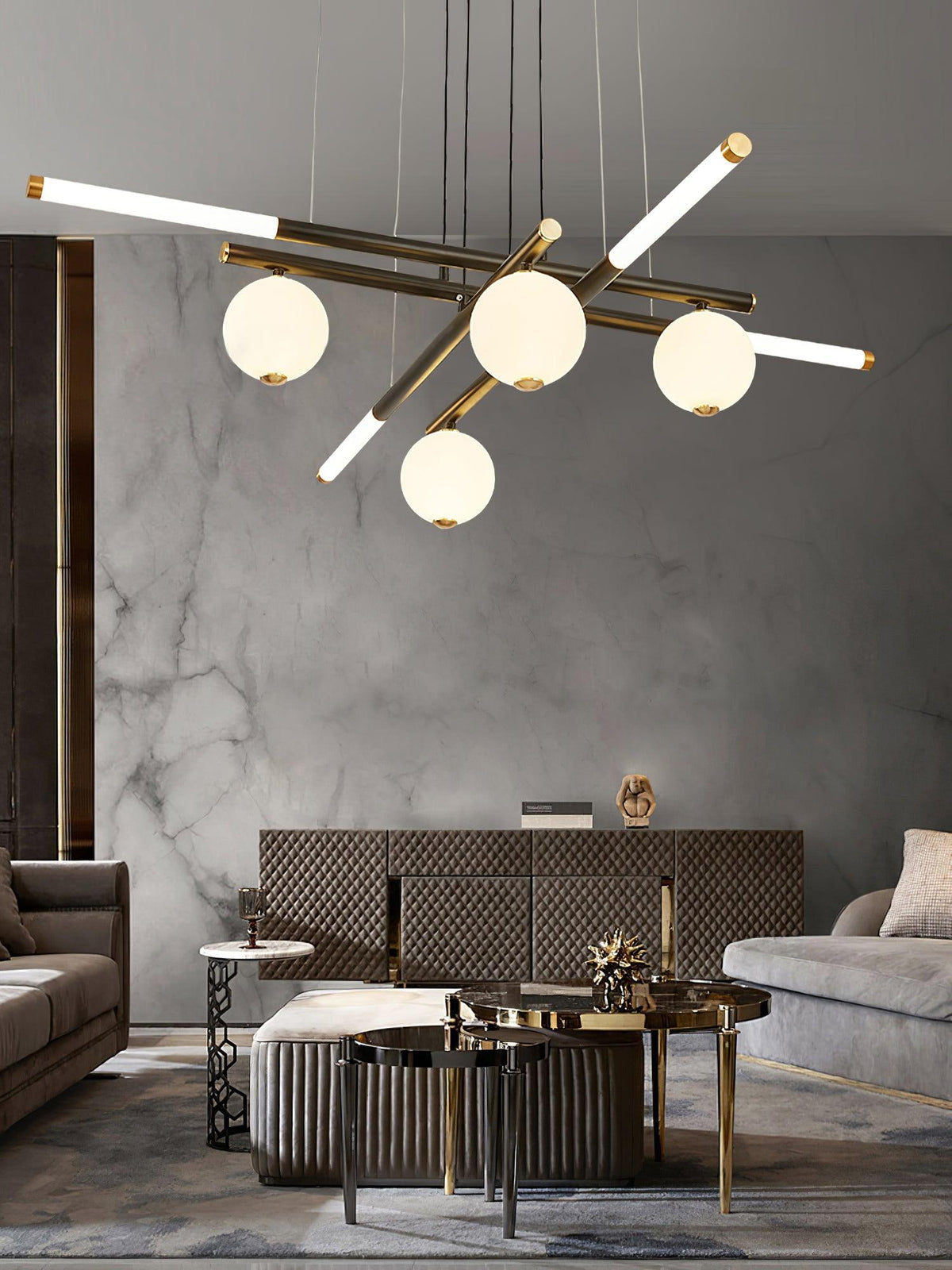 Cellar Suspension Curated Optical Acrylic Chande – handcrafted surface texture