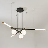 Cellar Suspension Curated Optical Acrylic Chande – 6 heads ∅ 44.1 x H 6.3  Dia 112cm x H 16 finish configuration