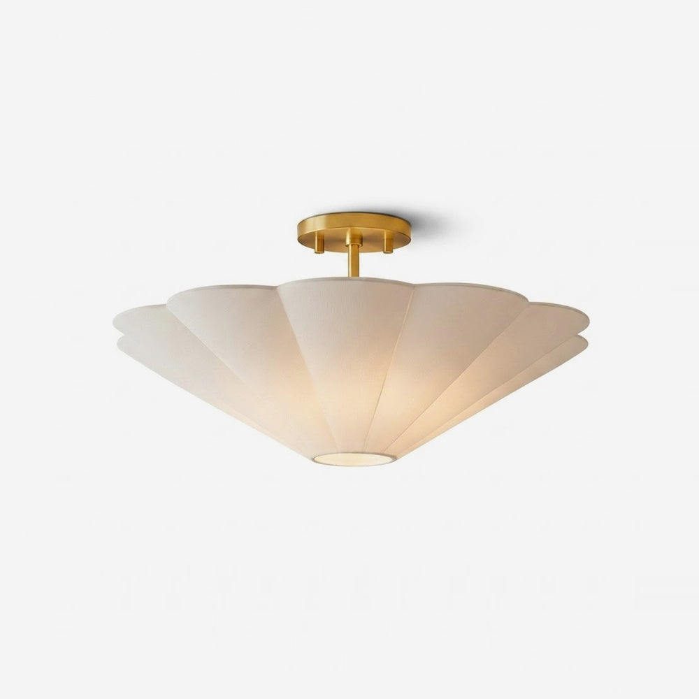 Celora Curated Iron & Glass Flush Mount Ceiling – Iron & Glass Flush Mount Ceiling Light
