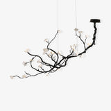 Ceramic Flower Curated Solid Brass Chandelier – Solid Brass Chandelier
