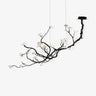 Ceramic Flower Curated Solid Brass Chandelier