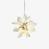 Petala Amber Art Glass Chandelier – Hand-Thrown Ceramic Chandelier