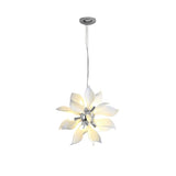 Petala Amber Art Glass Chandelier – dimensional scale reference #1