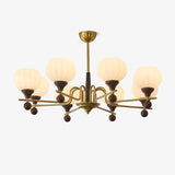 Ceylian Curated Mouth-Blown Frosted Glass Chande – Mouth-Blown Frosted Glass Chandelier