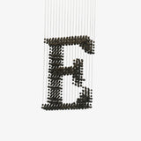 Charcoal Sculptural Chandelier (Model E) - Angle 1