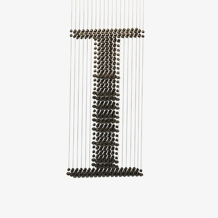 Charcoal Sculptural Chandelier (Model I)