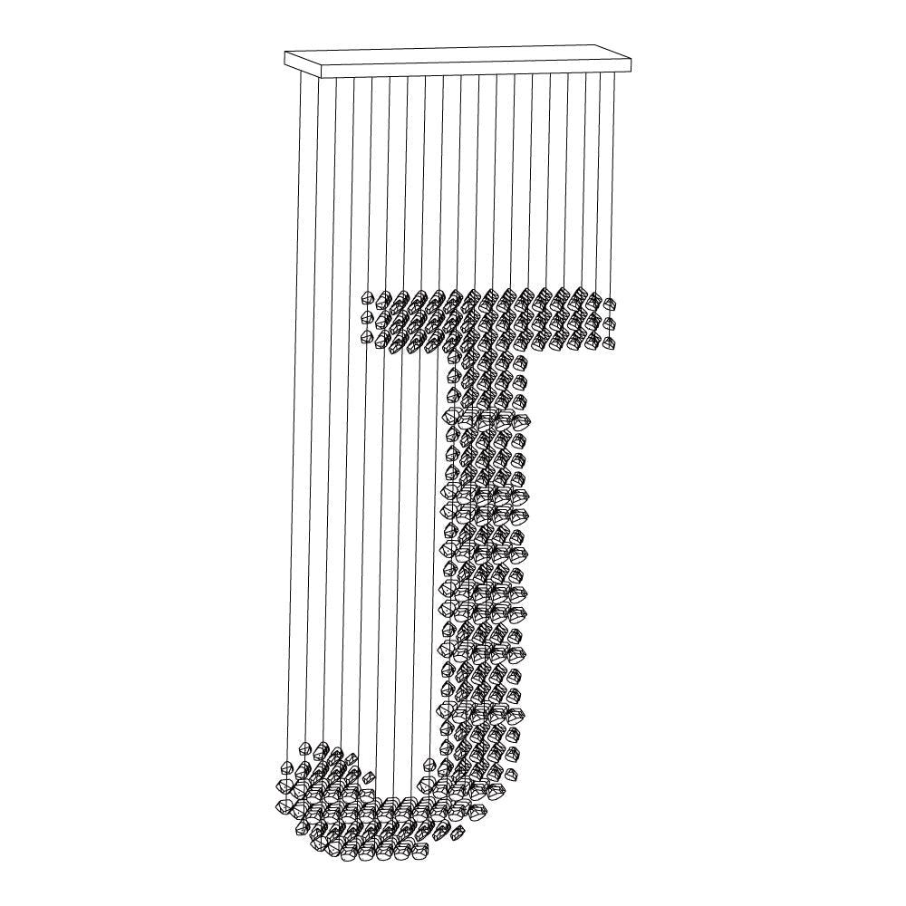 Charcoal Chandeliers J Curated Iron & Glass Chan – handcrafted surface texture