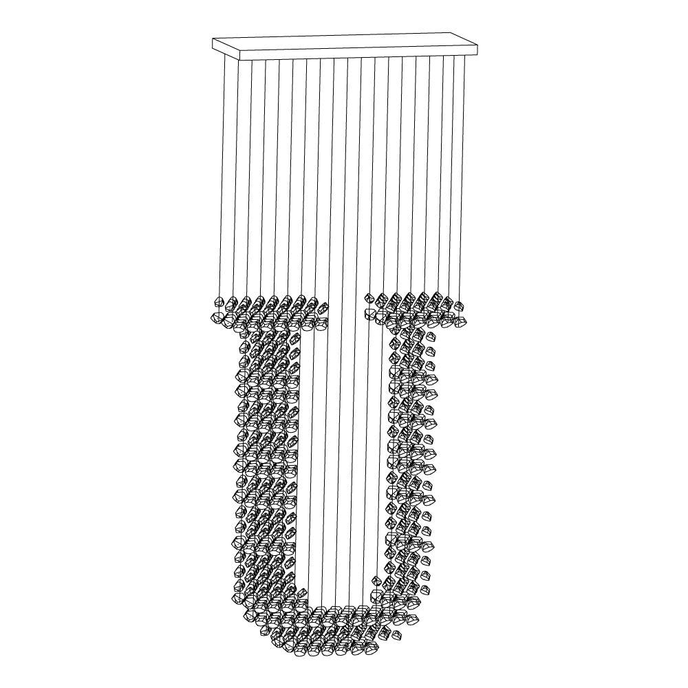 Charcoal Chandeliers U Curated Iron & Glass Chan – structural canopy joint detail