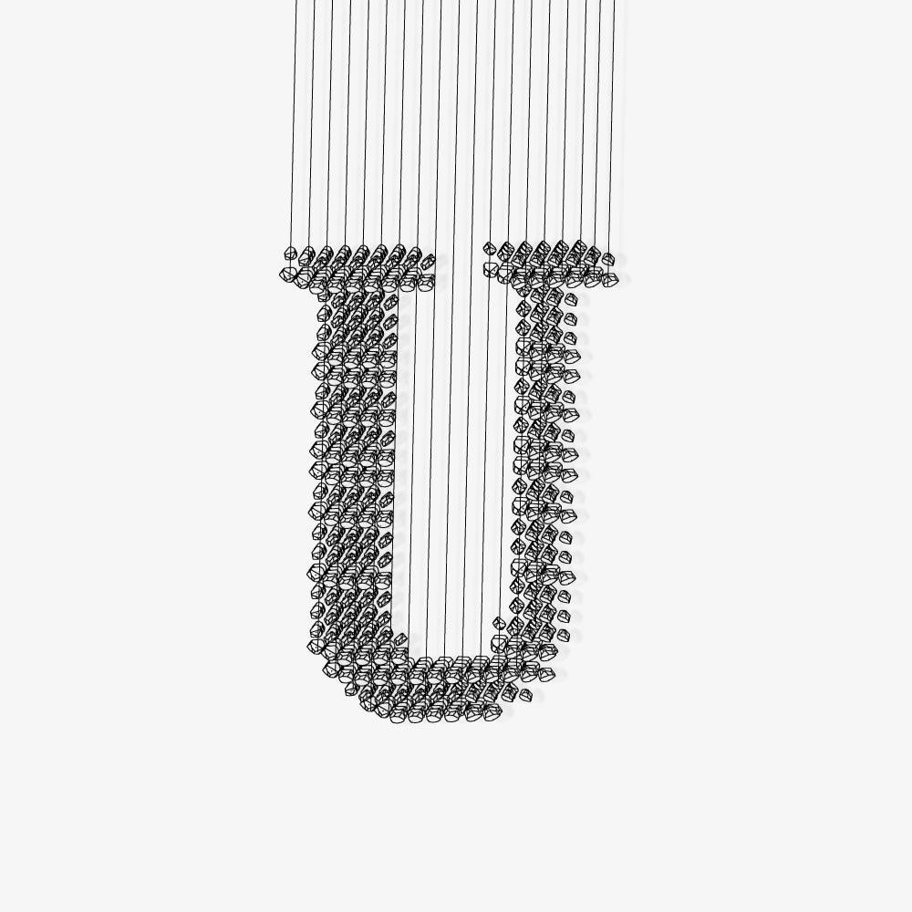 Charcoal Chandeliers U Curated Iron & Glass Chan – unlit natural material contrast