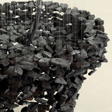 Charcoal Sculptural Chandelier (Model D) - Angle 9