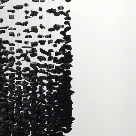Charcoal Sculptural Chandelier (Model E)