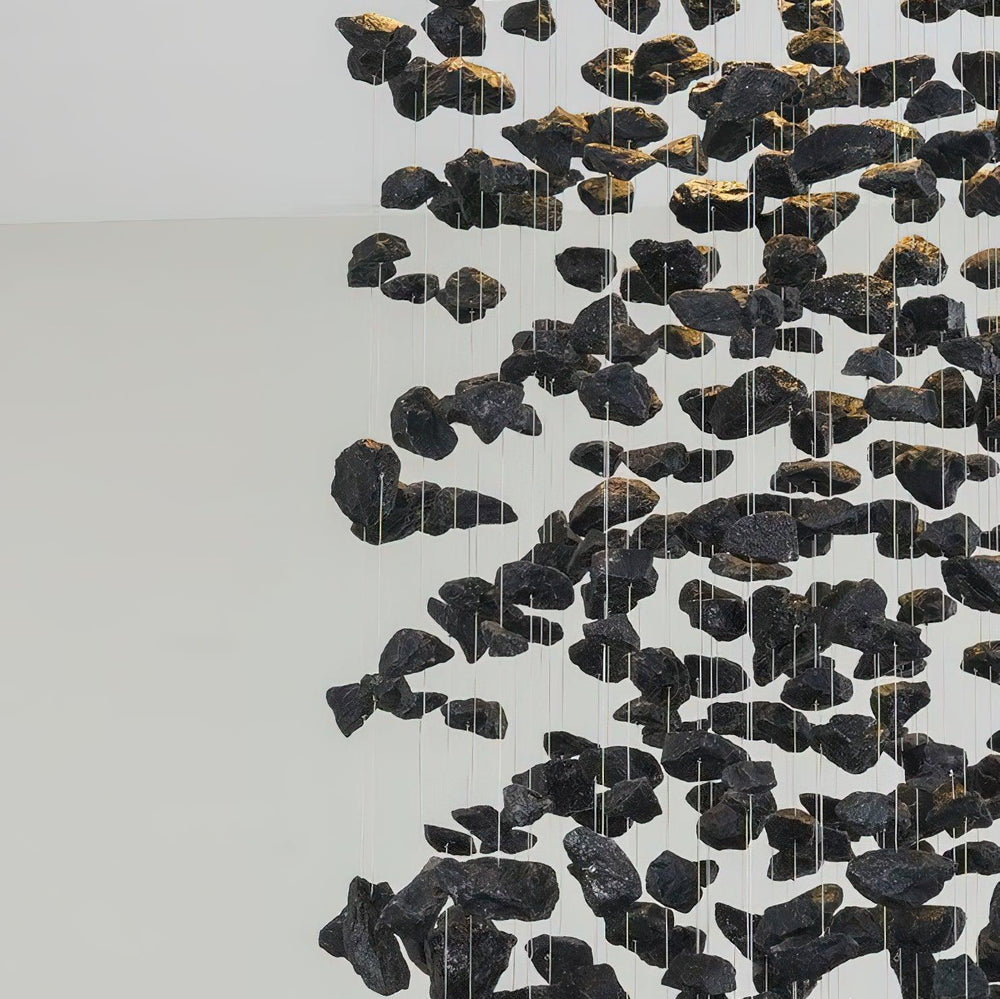 Charcoal Chandeliers G Curated Iron & Glass Chan