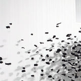 Iron & Glass craftsmanship detail on Charcoal Chandeliers K Curated Iron & Glass Chan