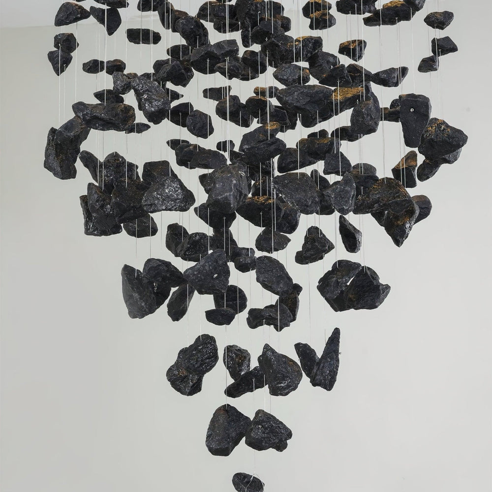 Charcoal Chandeliers L Curated Iron & Glass Chan