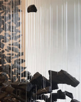 Charcoal Chandeliers L Curated Iron & Glass Chan – architectural ceiling profile