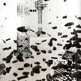Charcoal Sculptural Chandelier (Model R) - Angle 2