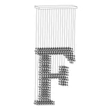 Charcoal Sculptural Chandelier (Model F) - Angle 7