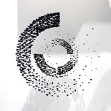 Charcoal Chandeliers M to R Curated Iron & Glass warm illuminated room view