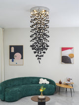 Charcoal Chandeliers M to R Curated Iron & Glass – handcrafted surface texture