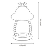 Charmora Candle Warmer Curated Finished Iron Tab – macro detail view