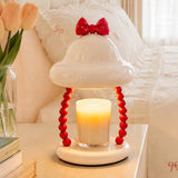 Charmora Candle Warmer Curated Finished Iron Tab – Dia 16.5cm x H 26cm  ∅ 6.5 x H 10.2 finish configuration