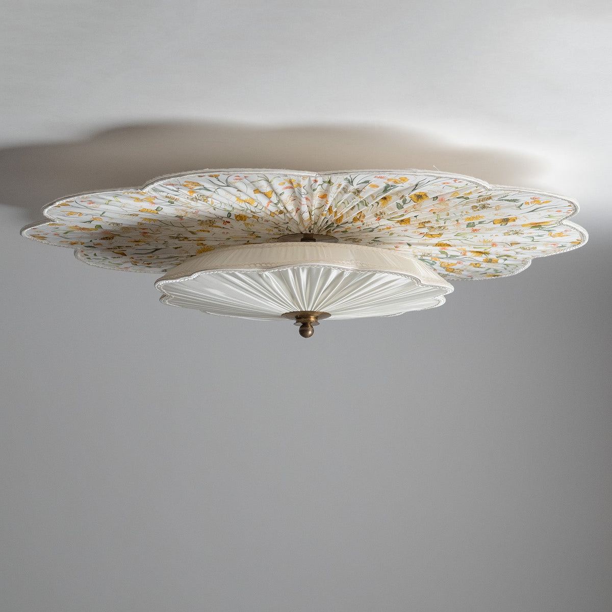Chintrelle Curated Solid Brass Flush Mount Ceili – Dia 75cm x H 20cm  ∅ 29.5 x H 7.8 finish configuration