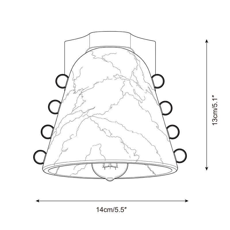 Cicero Alabaster Curated Alabaster Wall Sconce