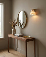Cicero Alabaster Curated Alabaster Wall Sconce – spatial dining room perspective