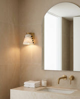 Cicero Alabaster Curated Alabaster Wall Sconce – architectural ceiling profile