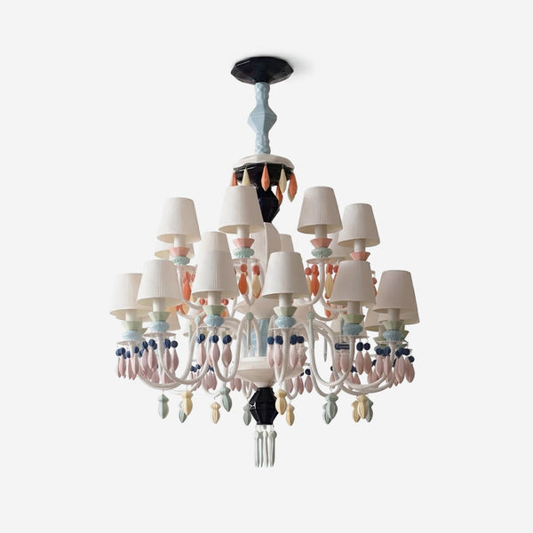 Cielora Curated Hand-Thrown Ceramic Chandelier