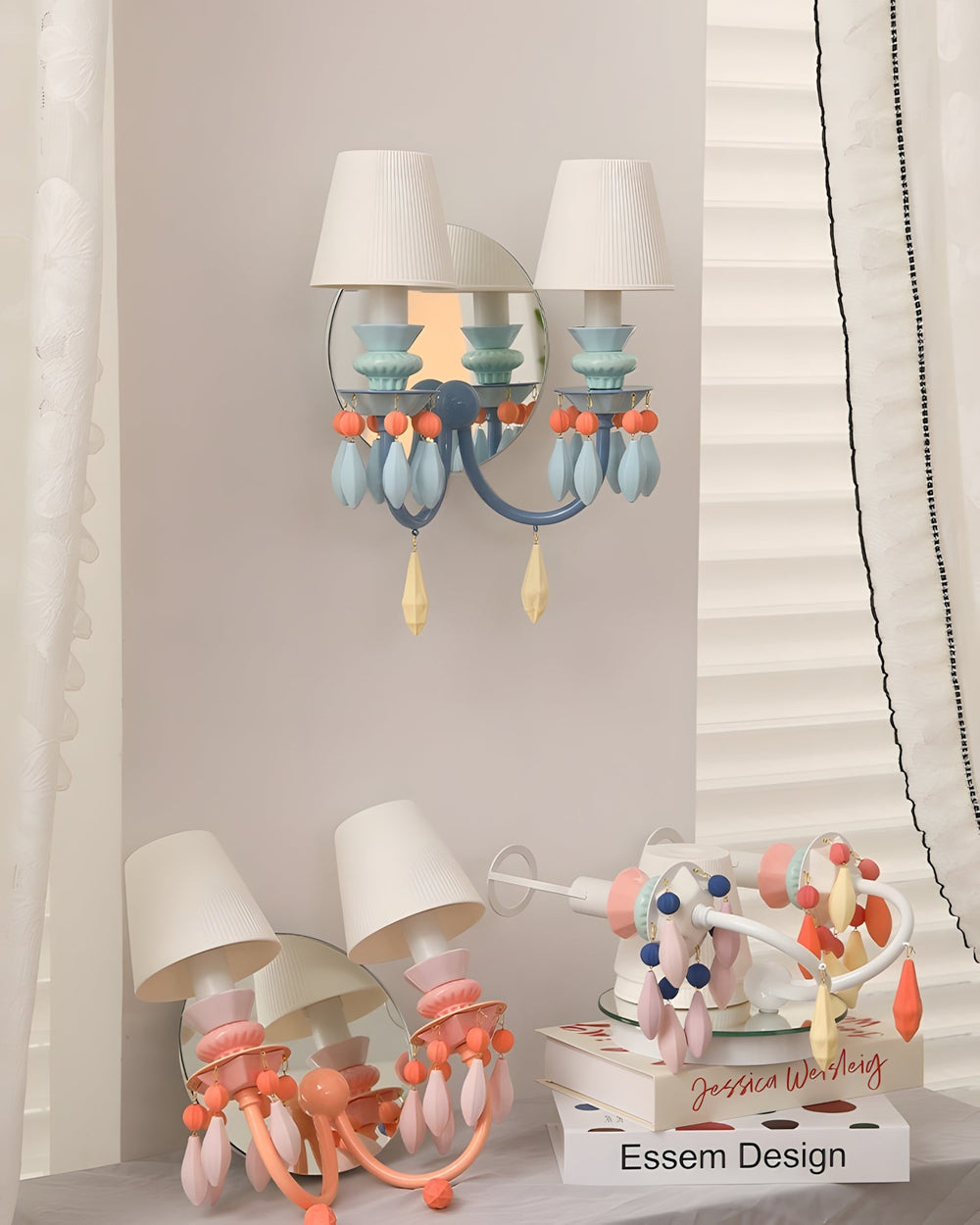 Cielora Curated Hand-Thrown Ceramic Wall Sconce