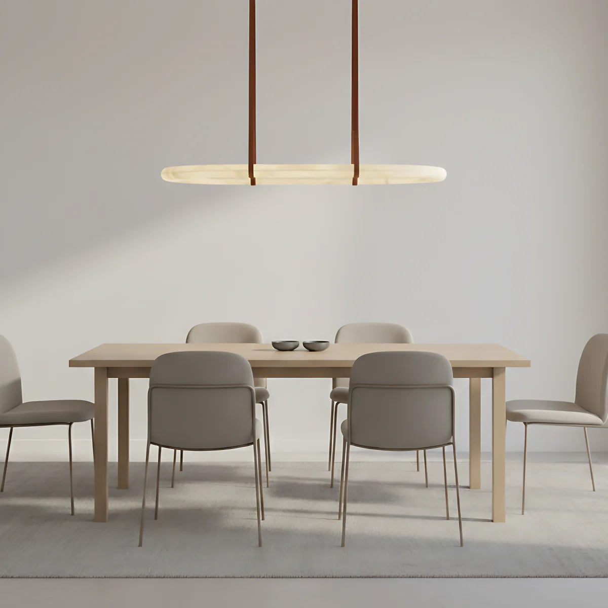 Spanish Alabaster Chandelier View 8 | Circle Chandelier | Spanish Alabaster | JINSHE | JINSHE