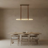 Spanish Alabaster Chandelier View 3 | Circle Chandelier | Spanish Alabaster | JINSHE | JINSHE