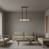 Spanish Alabaster Chandelier View 5 | Circle Chandelier | Spanish Alabaster | JINSHE | JINSHE