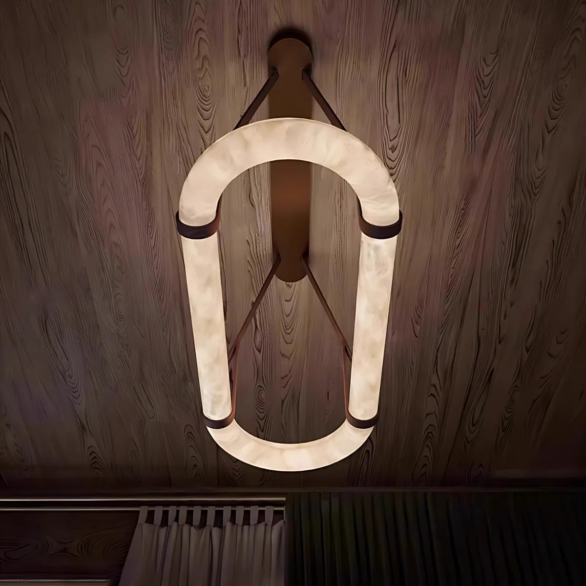 Spanish Alabaster Chandelier View 11 | Circle Chandelier | Spanish Alabaster | JINSHE | JINSHE