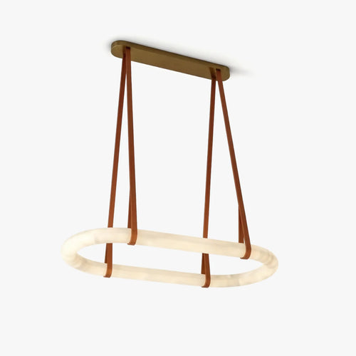 Spanish Alabaster Chandelier | Circle Chandelier | Spanish Alabaster | JINSHE | JINSHE