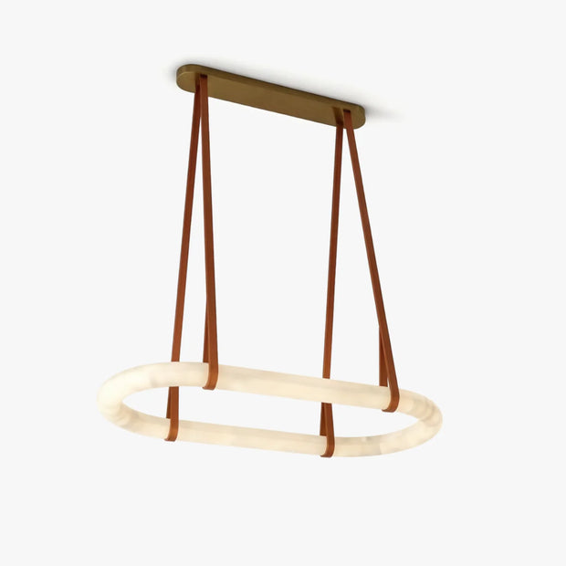 Circle Chandelier | Spanish Alabaster | JINSHE