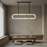 Spanish Alabaster Chandelier View 4 | Circle Round Chandelier | Spanish Alabaster | JINSHE | JINSHE