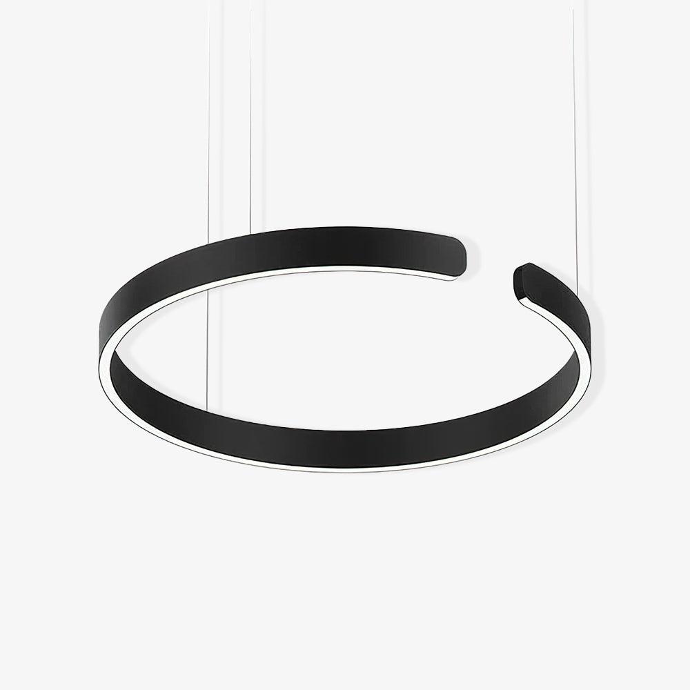 Circular Curated Iron & Glass Chandelier – Iron & Glass Chandelier