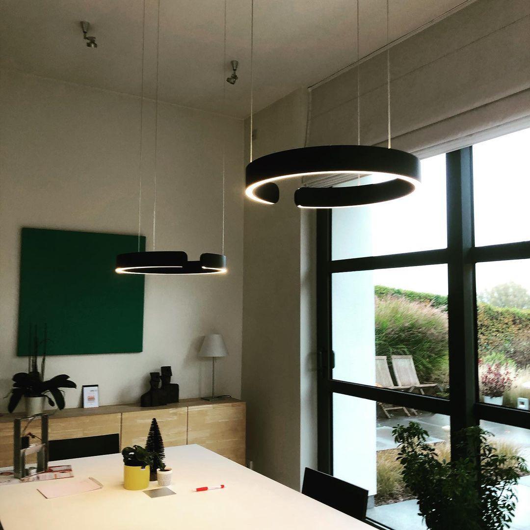 Circular Curated Iron & Glass Chandelier – dimensional scale reference