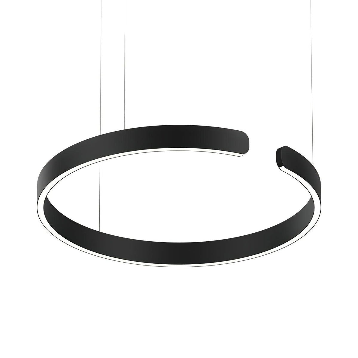 Circular Curated Iron & Glass Chandelier – ∅ 31.5 x H 59  Dia 80cm x H 150cm finish configuration
