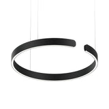 Circular Curated Iron & Glass Chandelier – ∅ 31.5 x H 59  Dia 80cm x H 150cm finish configuration