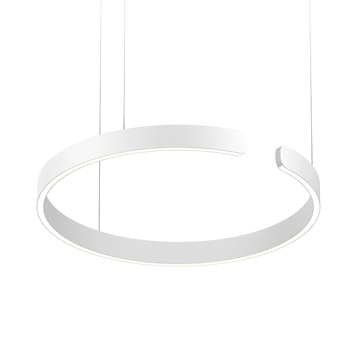 Circular Curated Iron & Glass Chandelier – ∅ 31.5 x H 59  Dia 80cm x H 150cm finish configuration #1